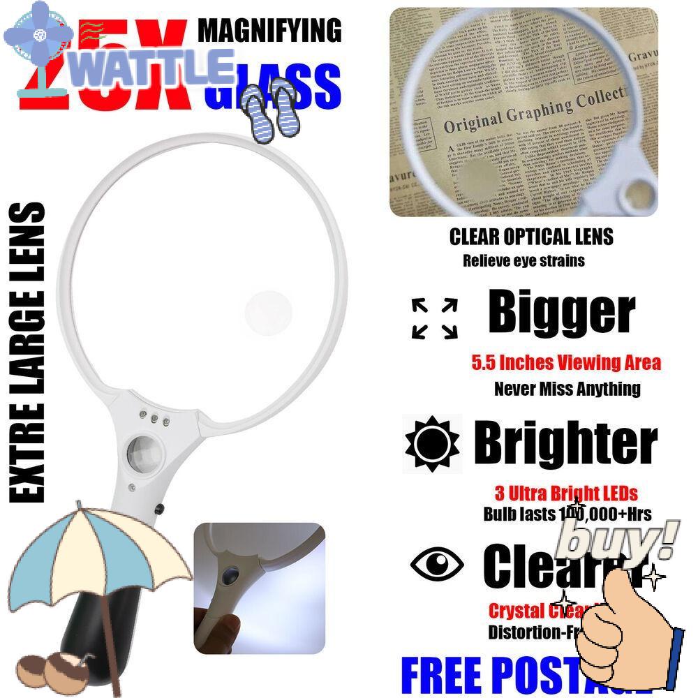 Kính Lúp Phóng To 607B 25X Siêu Nhẹ Chất Lượng Cao