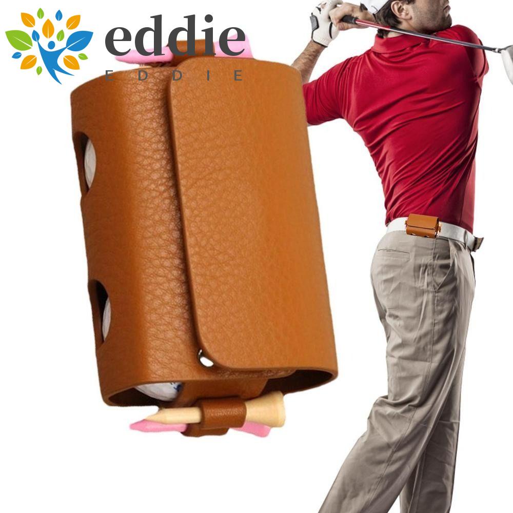 Túi Da PU Đeo Hông Đựng Bóng Golf 26Eddie Tiện Dụng