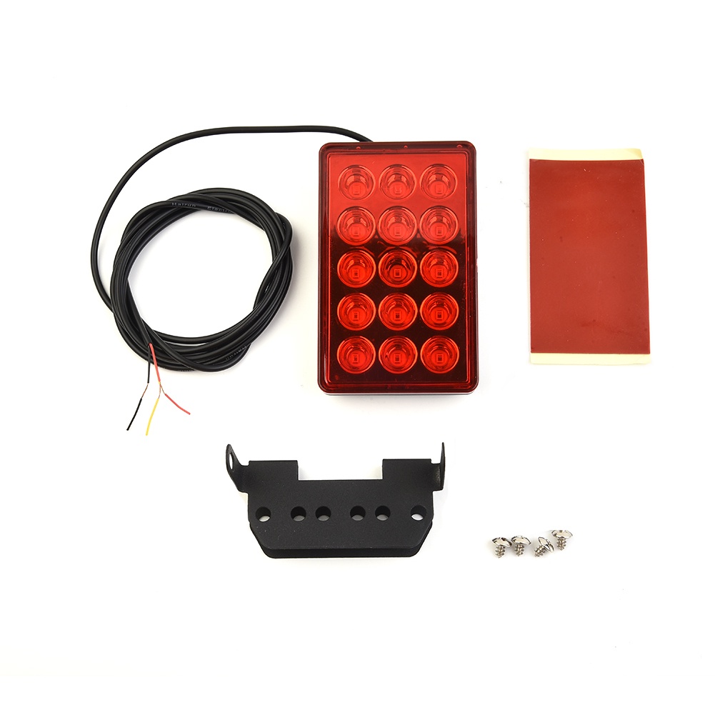 Đèn LED Đuôi Xe Tải 12V 3RD Thấu Kính F1 Phong Cách