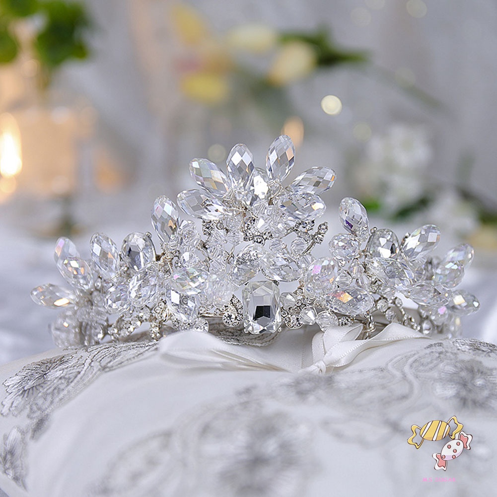 YADORNOS Bông Tai Vương Miện Đính Pha Lê