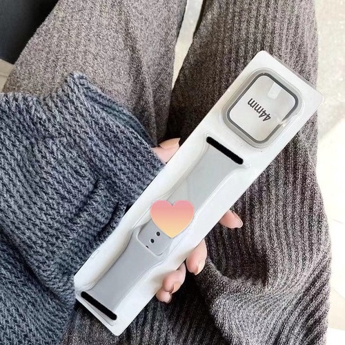 Dây Đeo Silicone + Vỏ Bảo Vệ Mới 2023 Cho Apple Watch band 49mm 45MM 41MM 44mm 40mm 42mm ultra 8 4 3 5 SE 6 7