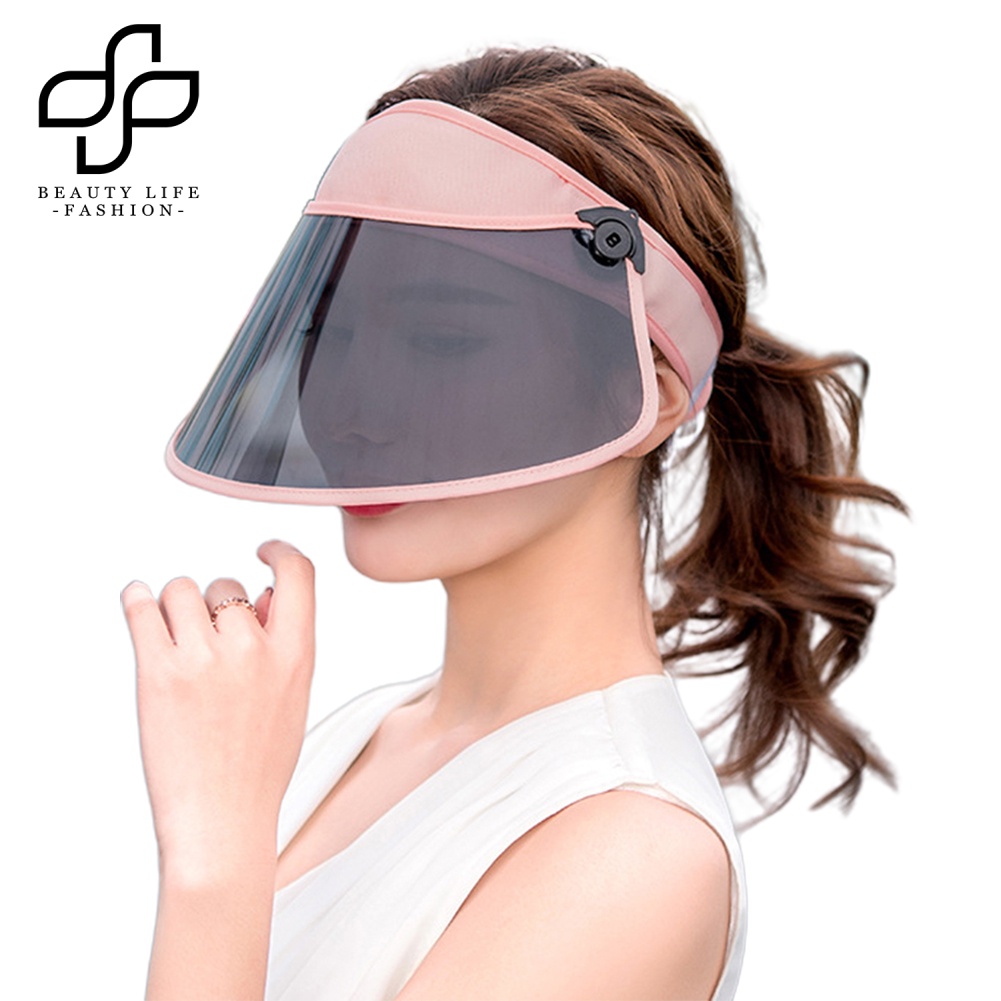 Nón Rộng Vành Chống Tia UV Có Thể Tháo Rời Thời Trang Mùa Hè Cho Nữ