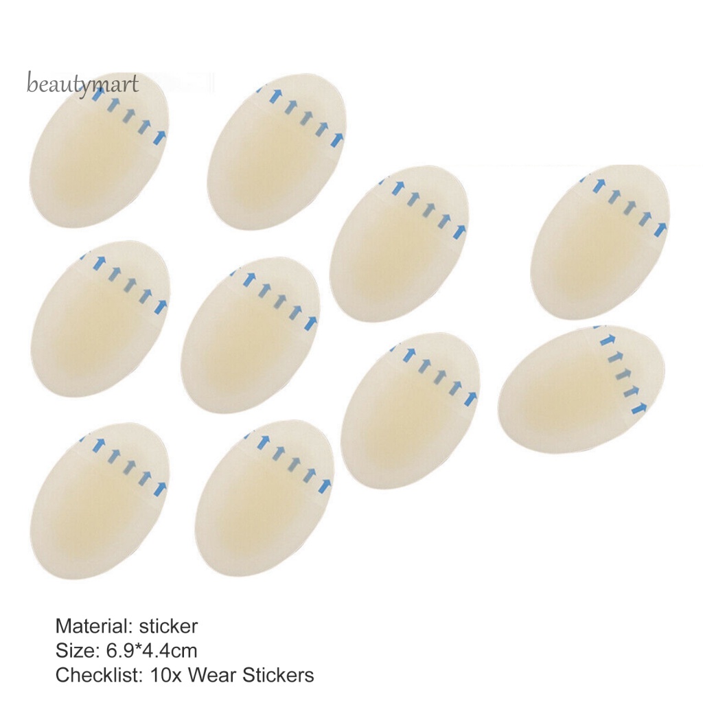 Bộ 10 Miếng Dán Chống Mòn Chống Thấm Nước Chăm Sóc Bàn Chân Dành Cho Nữ