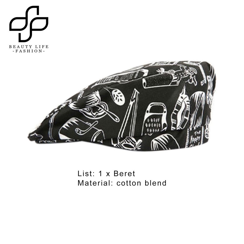 Beautylifefashion Mũ Beret Bằng Cotton Pha Siêu Nhẹ Thoáng Khí Họa Tiết Tinh Tế Siêu Mềm Chống Mài Mòn Trang Trí Khách Sạn Cho Nam Và Nữ