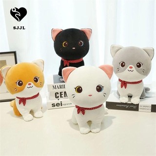 Sjjl thú nhồi bông hình chú mèo đang ngủ dễ thương 24cm