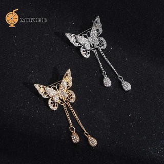 MKEB cài áo hình bươm bướm đính đá zircon sang trọng thời trang