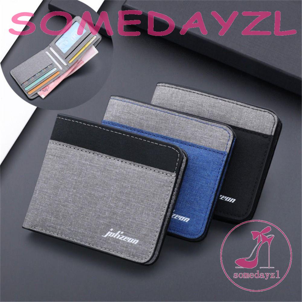 Ví Canvas Đựng Tiền / Thẻ Dạng Gập Sáng Tạo Thời Trang Công Sở Cho Nam