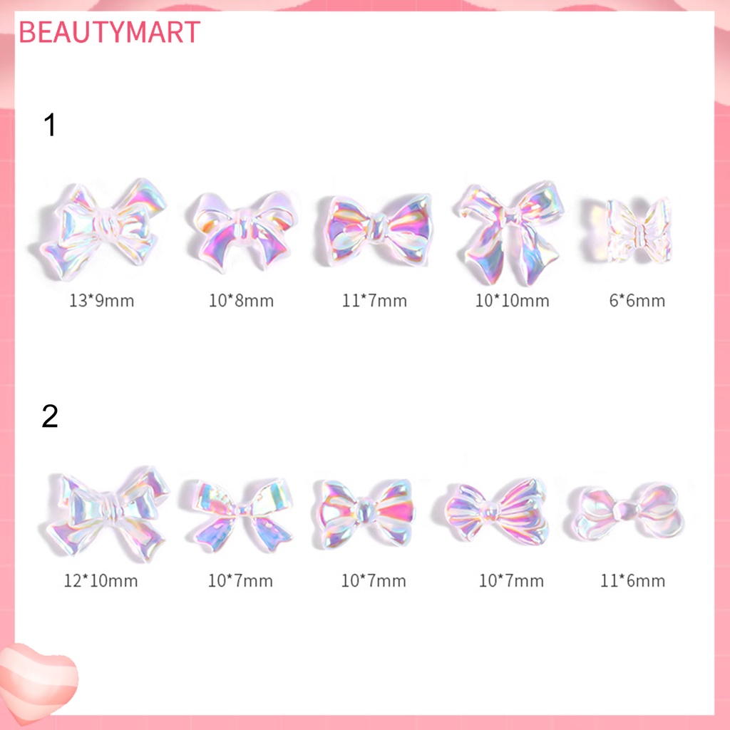 Set 30 Phụ Kiện Nơ Đính Trang Trí Móng Tay Nghệ Thuật Cho Nữ