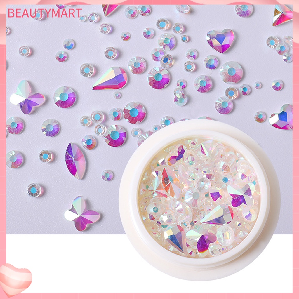 Khối Lập Phương Đính Đá Trang Trí Móng Tay Gọn Nhẹ Tinh Tế DIY Cho Nữ