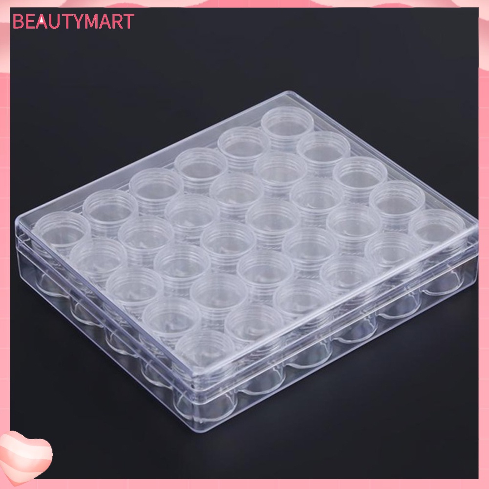 Set 30 Hộp Nhựa Trong Suốt Đựng Trang Sức / Móng Tay Tiện Dụng
