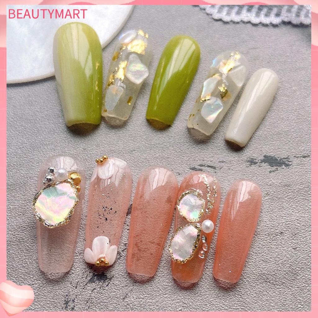1 Hộp Vỏ Sò Siêu Mỏng Màu Kẹo Trang Trí Móng Tay Không Phai Cho Nữ