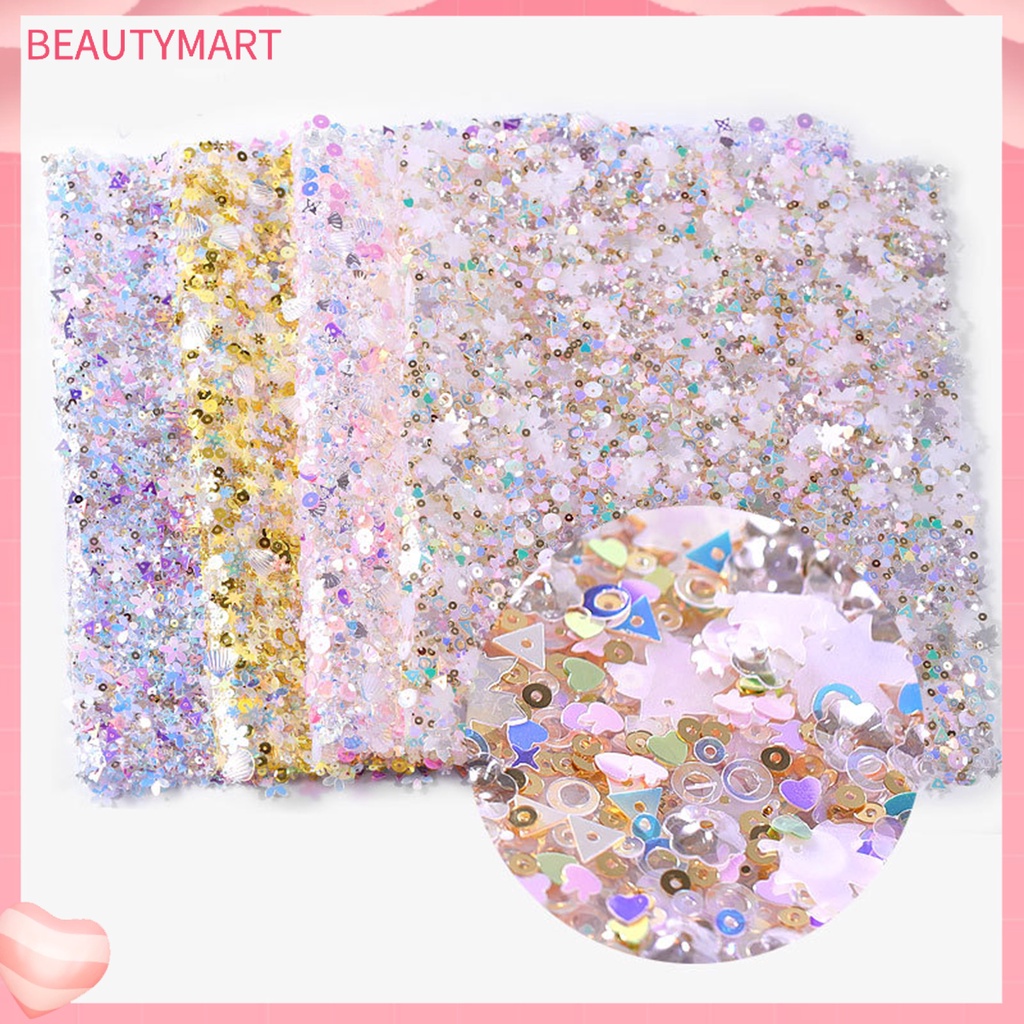 Tấm Lót Trưng Bày Móng Tay Lấp Lánh Đa Năng Không Phai Màu Sắc Sống Động