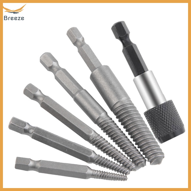 Bộ 6 Đầu Mũi Khoan Hss 5 + 1 5-18mm Sửa Chữa Ống Nước