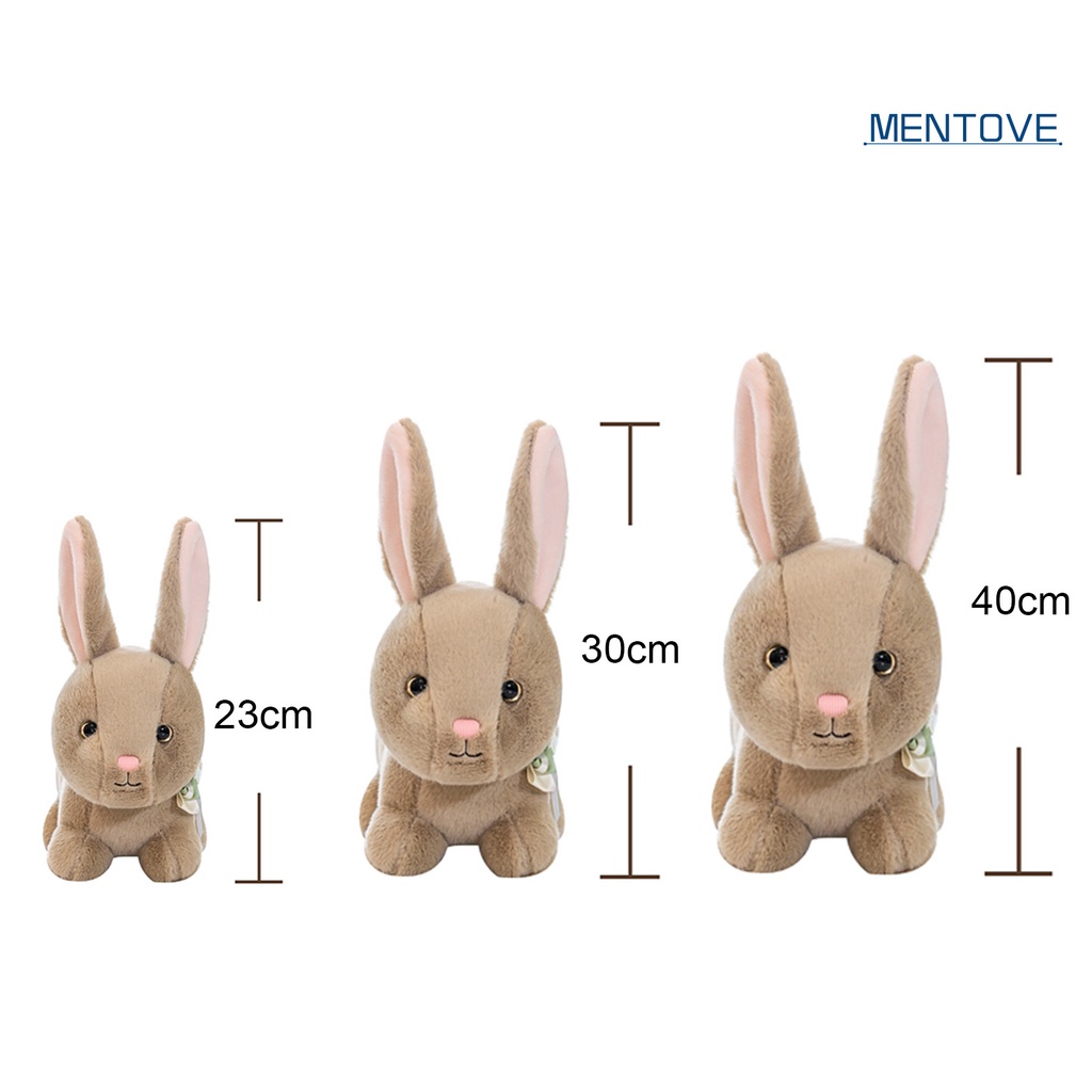 Thỏ Nhồi Bông 3D Trang Trí 23 / 30 / 40cm