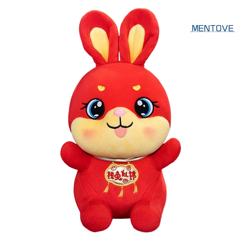 Thỏ Nhồi Bông 28cm Phong Cách Trung Hoa Dễ Thương Dùng Làm Đạo Cụ Chụp Ảnh / Trang Trí Ghế Sofa 2023