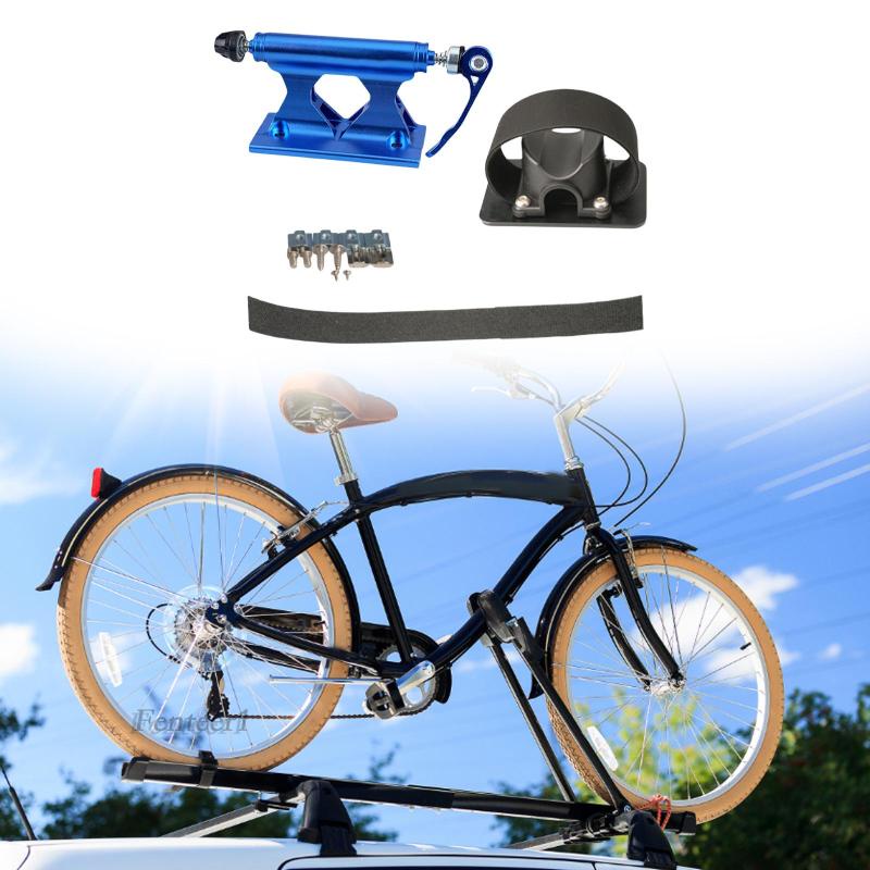 [Fenteer1] Khung Gắn Phuộc Xe Đạp Bằng Hợp Kim Nhôm Màu Đen