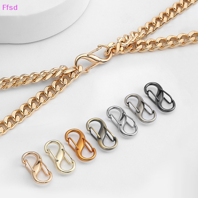 Bộ 2 Dây Xích Bằng Kim Loại Điều Chỉnh Được Có Khóa Cài Có Thể Tháo Gỡ Cho Túi Xách