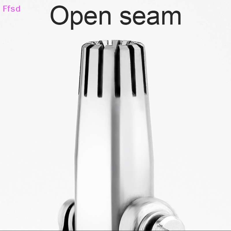 {Ffsd} Máy Tỉa Lông Mũi Bằng Thép Không Gỉ Rửa Được Cho Nam Giới