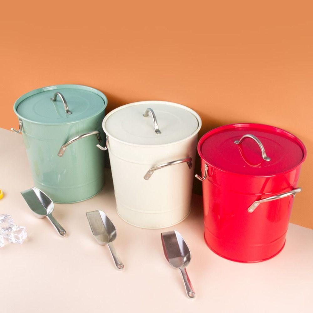 Xô Đựng Đá Uống Rượu Có Nắp Và Xẻng Cách Nhiệt