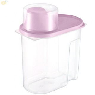 【VARSTR】Food Container Large Plastic Rice Snacks 1x Bean Box Case Cereal Grain