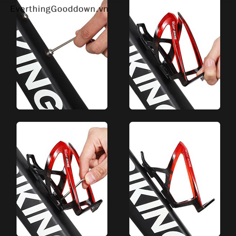 Giá Đỡ Bình Nước Trọng Lượng Nhẹ Gắn Xe Đạp Leo Núi Tiện Dụng