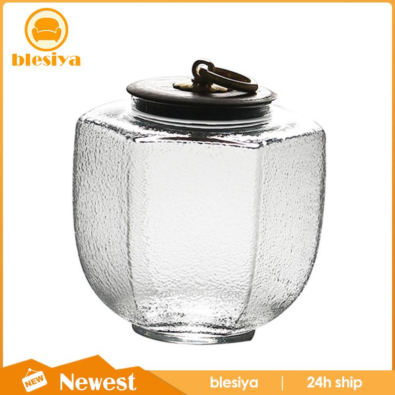 Hũ Thủy Tinh Tròn Đựng Trà / Thức Ăn Phong Cách Retro Cho Phòng Bếp / Phòng Ăn
