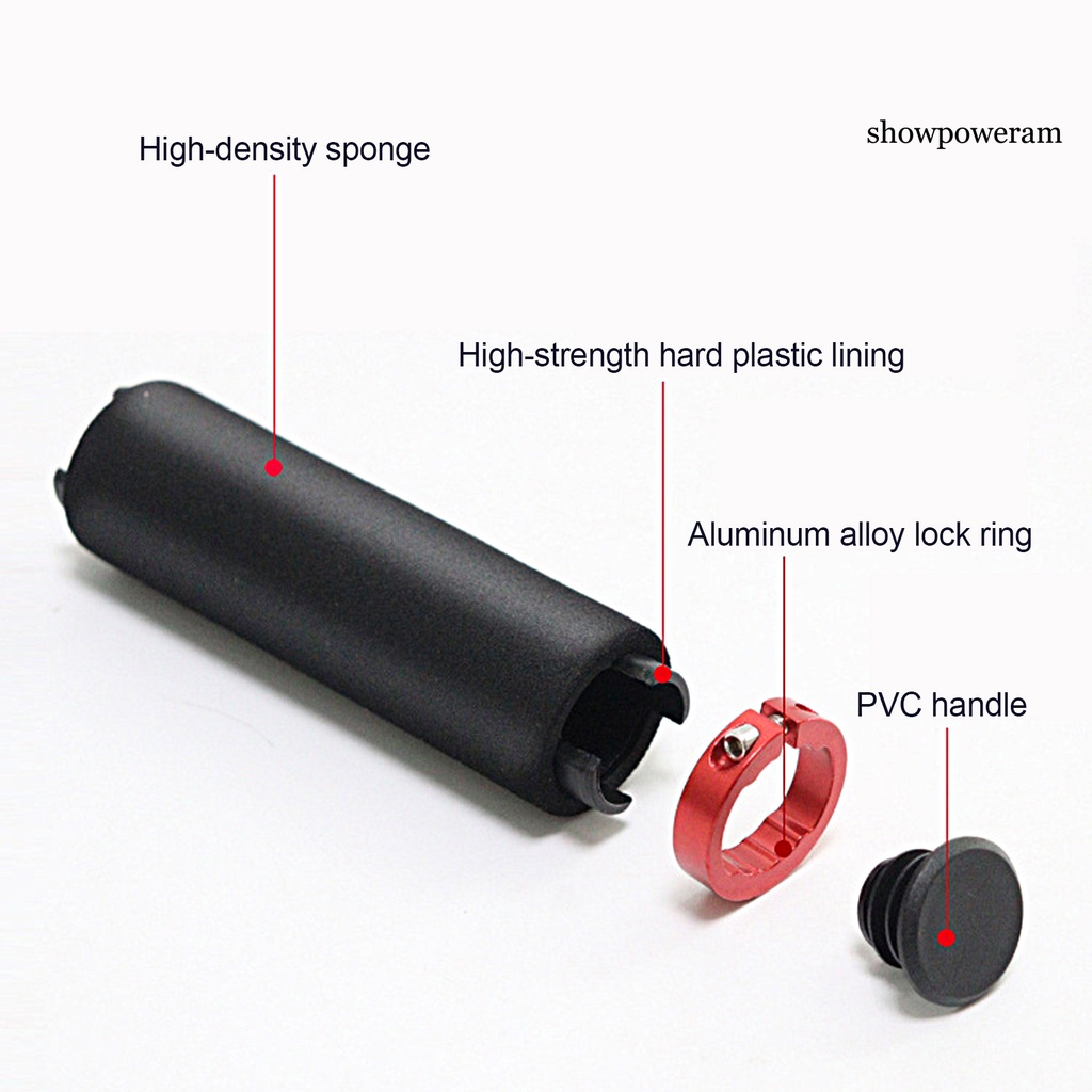 1 Cặp Vỏ Bọc Tay Lái Xe Đạp Bằng Xốp Mềm Hấp Thụ Sốc Chống Trượt