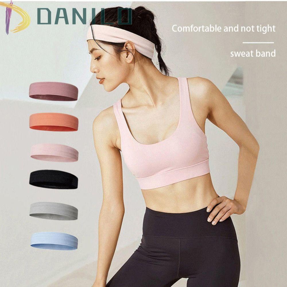 Danilo Băng Đô Bản Rộng Thấm Hút Mồ Hôi Thời Trang Mùa Hè Cho Nữ