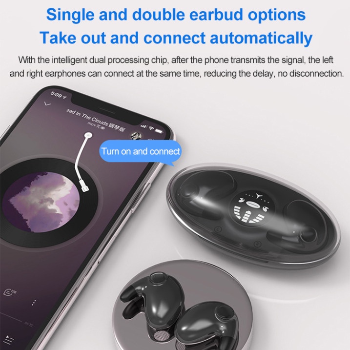 Tai Nghe Nhét Tai Bluetooth Siêu Mỏng Chất Lượng Cao