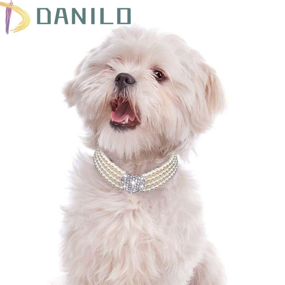Vòng Cổ Thú Cưng DANILO Lấp Lánh Chất Lượng Cao|Dây Chuyền Cho Thú Cưng Chó Mèo