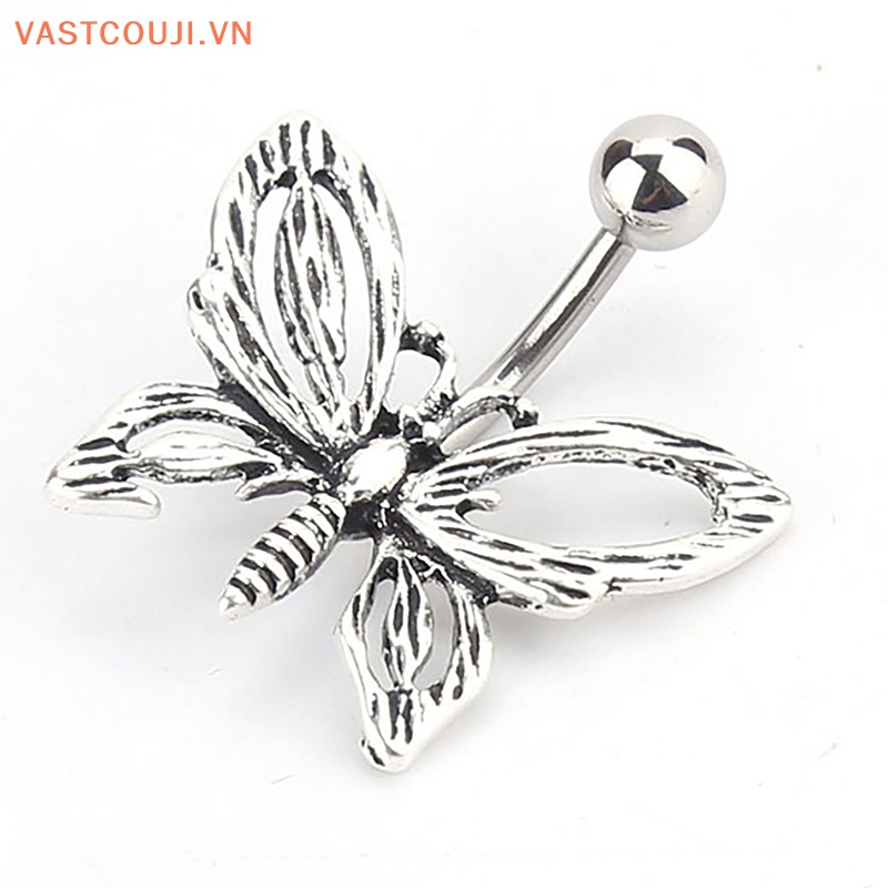 Khuyên RốN HìNh BướM ĐíNh Đá Xinh XắN