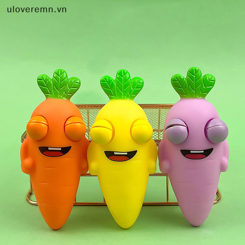 1 Đồ Chơi Bóp Tay Giảm Căng Thẳng Hình Củ Cà Rốt