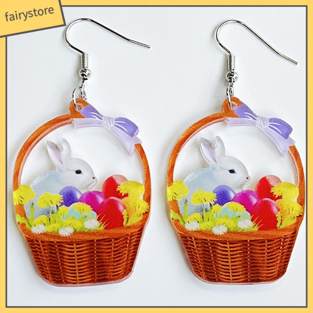 1 Đôi Bông Tai Acrylic Hình Thú Cưng Hoạt Hình Dễ Thương Dành Cho Nữ