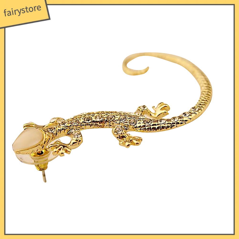 Khuyên Vành Tai Hình Thằn Lằn Đính Đá Thời Trang Cho Nữ