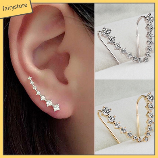 Khuyên Tai Đính Đá Zircon Thời Trang Cho Nữ