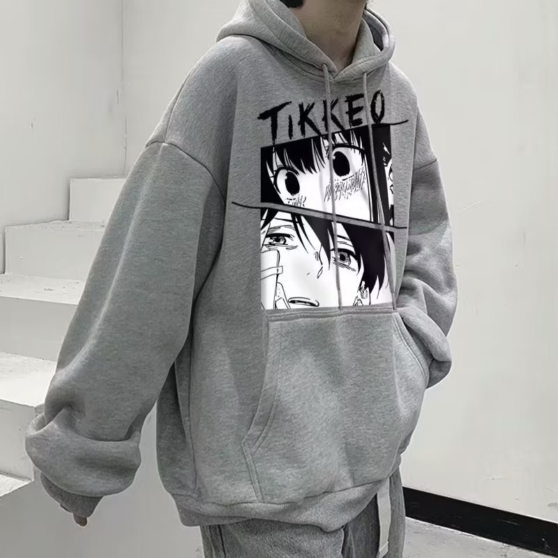 Áo Hoodie Dáng Rộng Thời Trang Thu Đông Dành Cho Nam