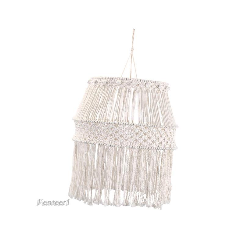 1 Vỏ Bọc Đèn Macrame Phong Cách Bohemian Trang Trí Nhà Cửa / Tiệc Cưới