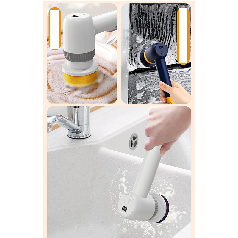 Bàn Chải Vệ Sinh Nhà Bếp / Phòng Tắm 3 Trong 1 Plus