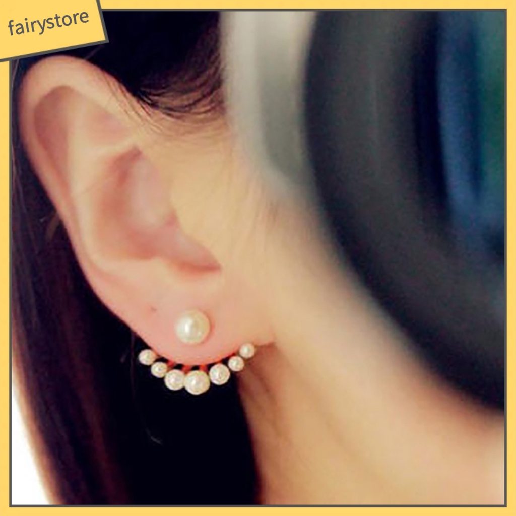 1 Đôi Khuyên Tai Hợp Kim Thoải Mái Thời Trang Cho Nữ