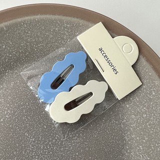 Set 2 Kẹp Tóc Nhiều Màu Dễ Thương