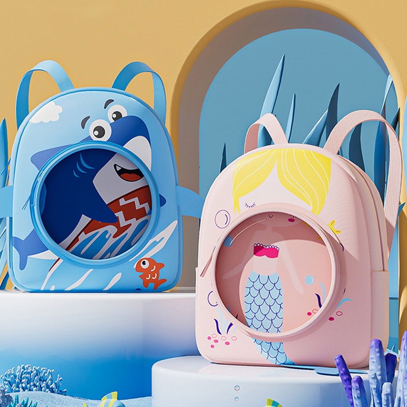 Túi Đựng Đồ Bơi Chống Thấm Nước Họa Tiết Hoạt Hình Dễ Thương Cho Bé