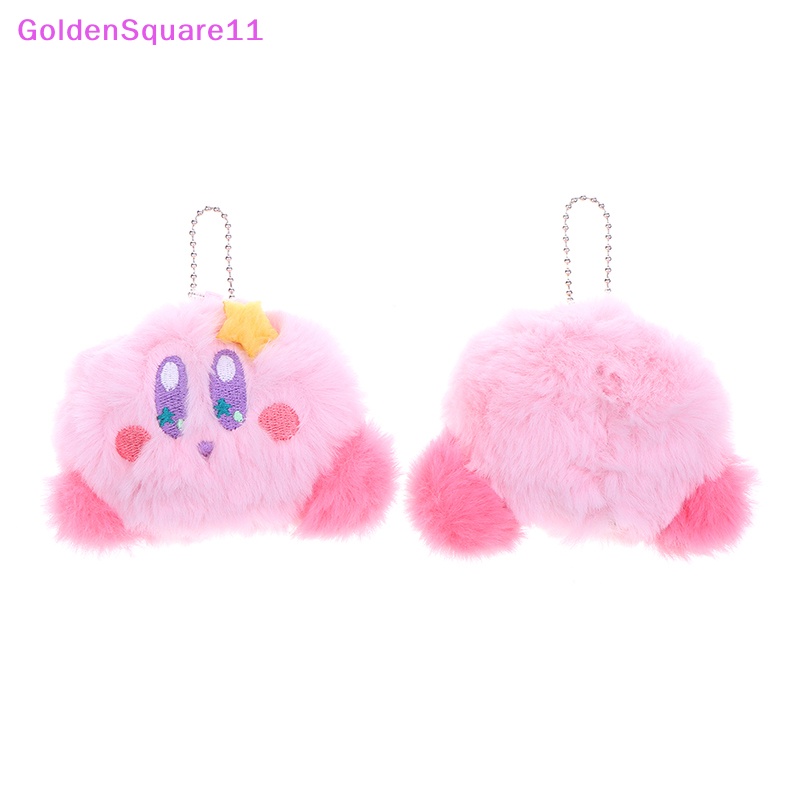 Móc Khóa Hình Búp Bê Kirby Nhồi Bông Màu Vàng Kim