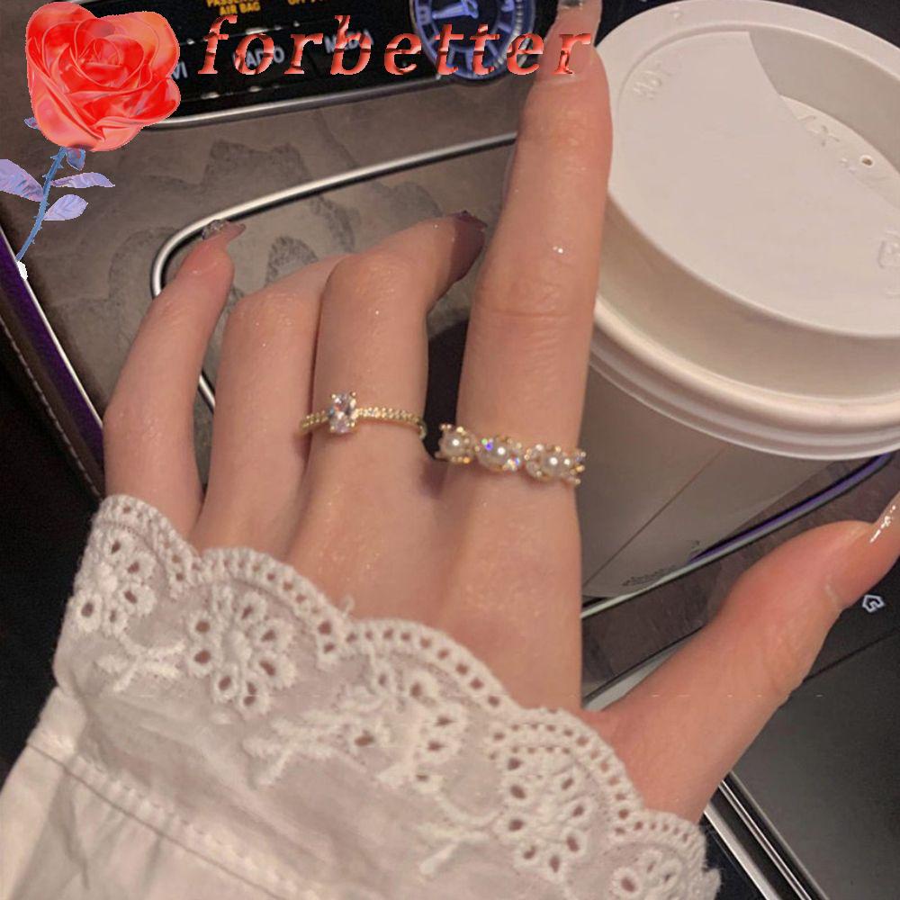 Nhẫn Hình Vuông Có Thể Điều Chỉnh Kích Thước Thời Trang Dành Cho Nữ