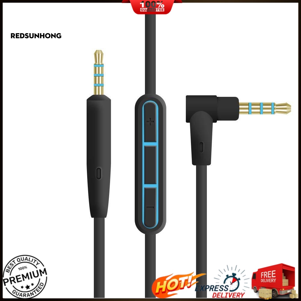 Cáp Âm Thanh Kèm Mic Giắc Cắm 3.5mm Sang 2.5mm Dành Cho QC25 QC35 Soundtree OE2