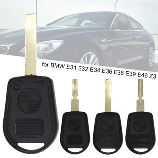 WTTLE Vỏ Chìa Khóa 2 / 3 Nút Cho Xe Hơi BMW E31 E32 E34 E36 E38 E39 E46 Z3