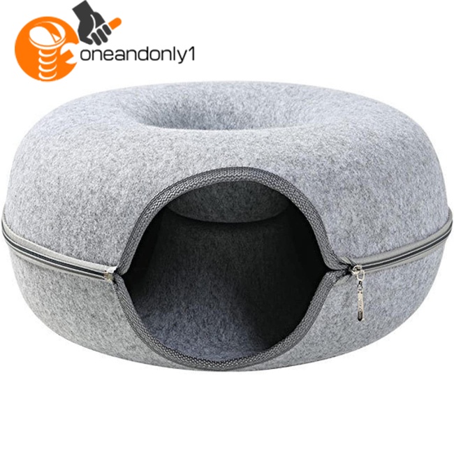 Đường Hầm Hình Tròn / Bánh Donut Có Thể Tháo Rời Tiện Dụng Tương Tác Với Mèo Cưng