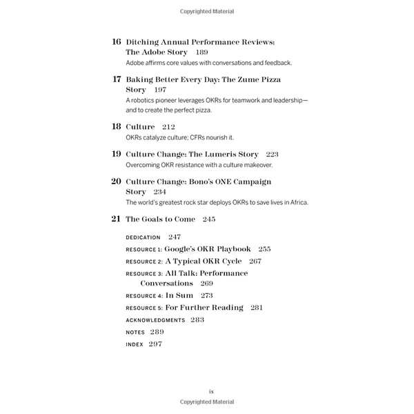 Measure What Matters