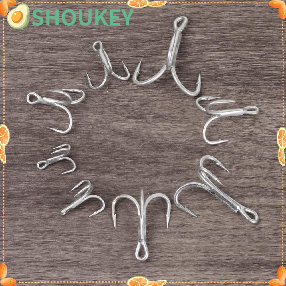 Set 5 / 4 Lưỡi Câu Cá Ba Lưỡi Chuyên Dụng Chất Lượng Cao