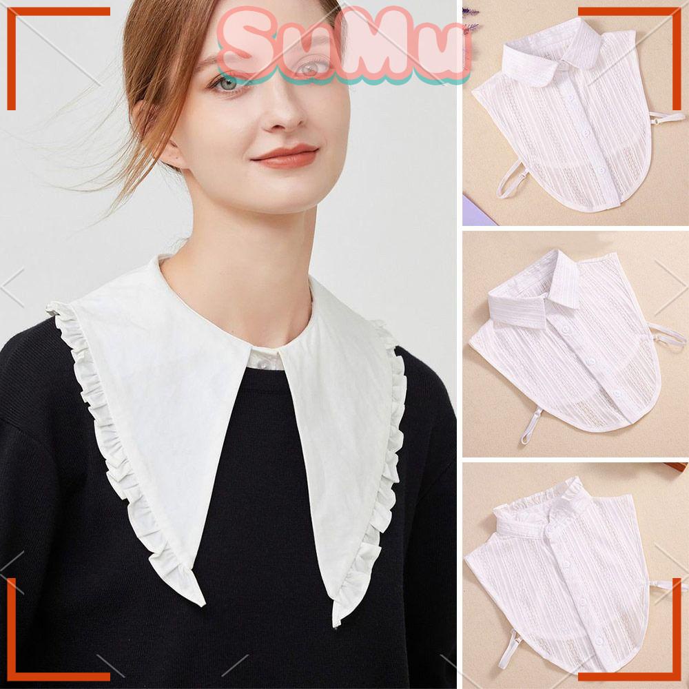 SUMU Cổ Áo Rời Rời Cổ Điển Cho Nữ