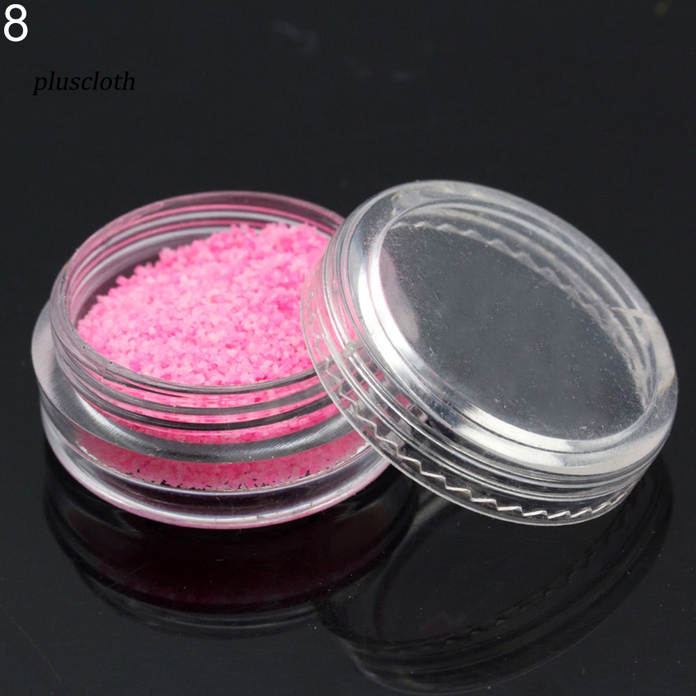 Bột Dạ Quang 3D Lấp Lánh Trang Trí Móng Tay